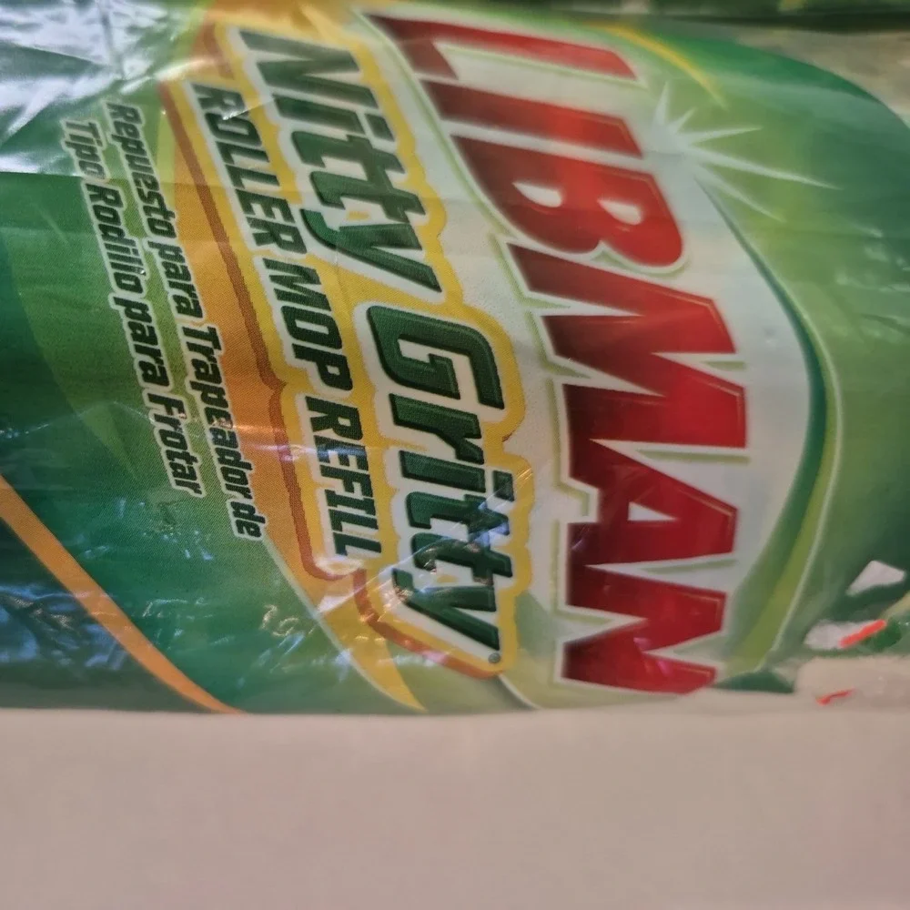 Libman‎ NITTY GRITTY NEW ~ Lot of 2 ~Tear Resistant Sponge Roller Mop Refills